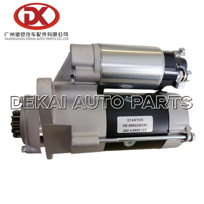 8982220181 8983410980 ISUZU Elektrikli Parçalar 24V 4.0kw Starter ISUZU NPR NKR 4HF1 8 98222018 1